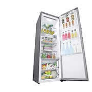 LG 386L Fristående kylskåp (Metal Sorbet) - Energiklass D, Door Cooling™, LINEARCooling™, FRESHBalancer™, Smart Diagnosis™ med Wi-Fi, GLM71MBCSF
