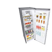 LG 386L Fristående kylskåp (Metal Sorbet) - Energiklass C, Door Cooling™, LINEARCooling™, FRESHBalancer™, Smart Diagnosis™ med Wi-Fi, GLM71MBCSX