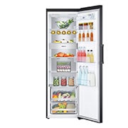 LG 386L Fristående kylskåp (Matte Black) - Energiklass D, Door Cooling™, LINEARCooling™, FRESHBalancer™, Smart Diagnosis™ med Wi-Fi, GLM71MCCSF