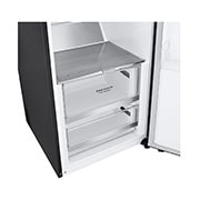 LG 386L Fristående kylskåp (Matte Black) - Energiklass D, Door Cooling™, LINEARCooling™, FRESHBalancer™, Smart Diagnosis™ med Wi-Fi, GLM71MCCSF