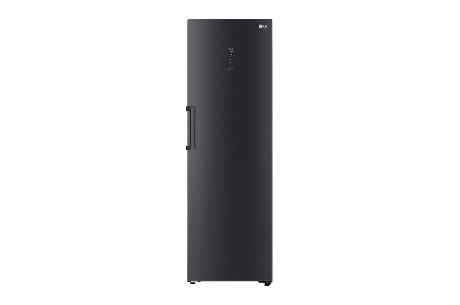 LG 386L Fristående kylskåp (Matte Black) - Energiklass C, Door Cooling™, LINEARCooling™, FRESHBalancer™, Smart Diagnosis™ med Wi-Fi, GLM71MCCSX