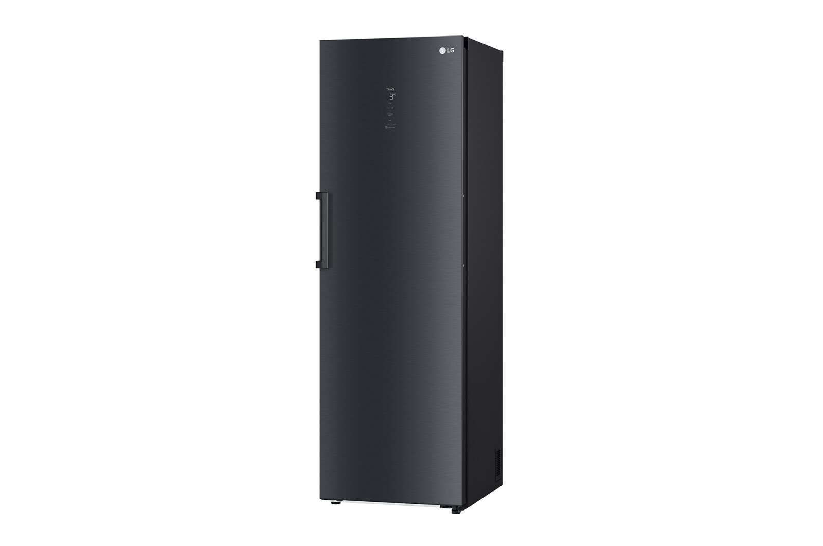 LG 386L Fristående kylskåp (Matte Black) - Energiklass C, Door Cooling™, LINEARCooling™, FRESHBalancer™, Smart Diagnosis™ med Wi-Fi, GLM71MCCSX