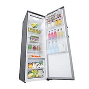 LG 386L Fristående kylskåp (Shiny Steel) - Energiklass E, Door Cooling™, LINEARCooling™, Moist Balance Crisper™, GLT51PZGSZ
