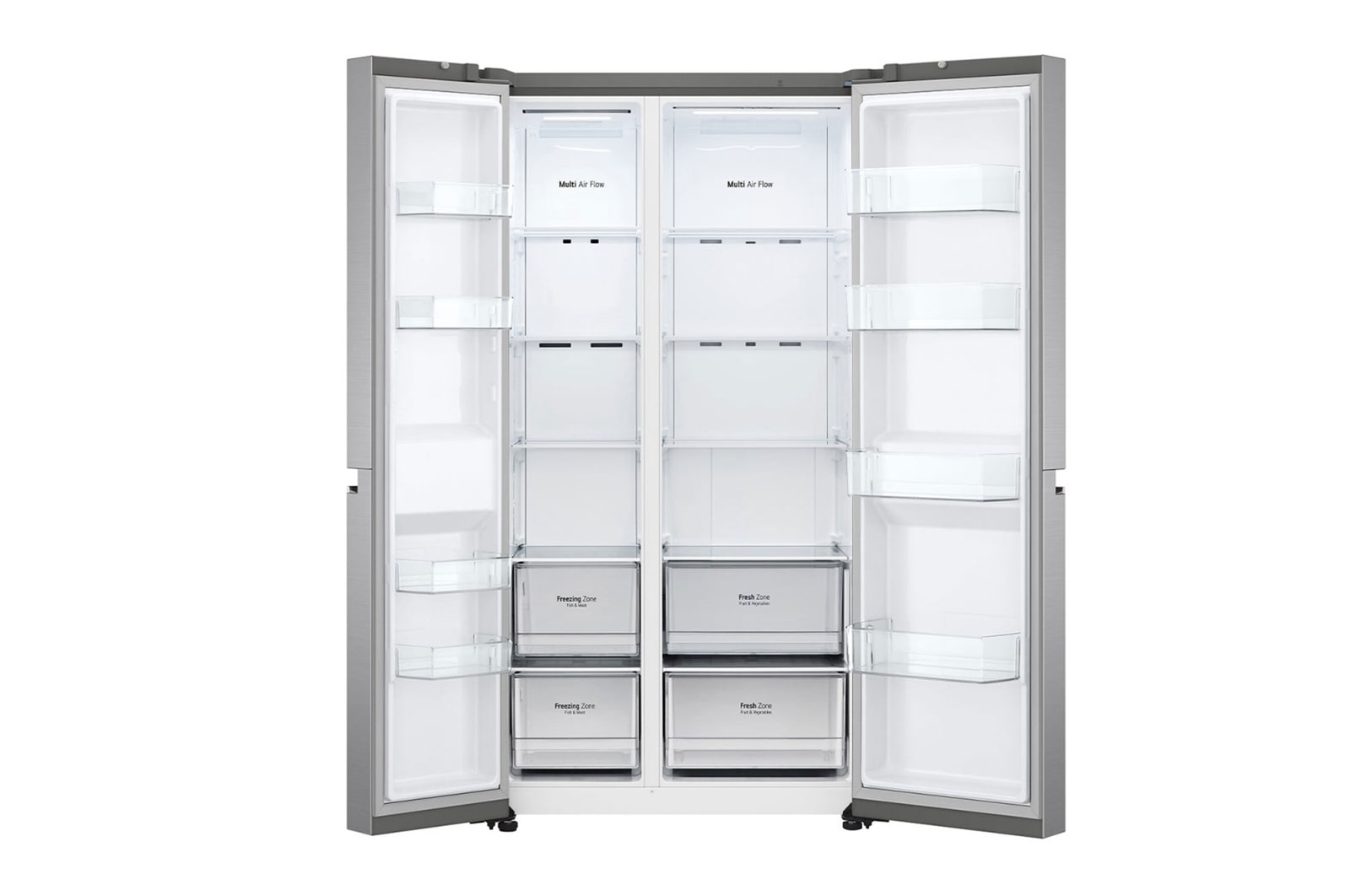 double door open without food