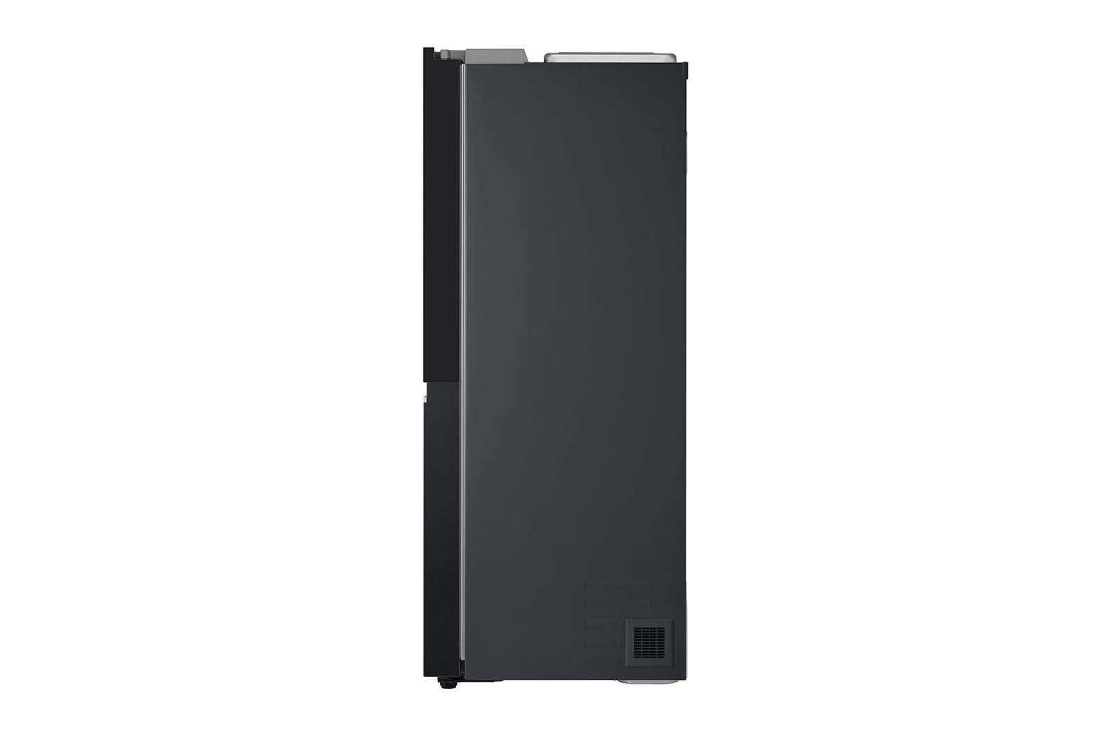 LG 635L InstaView™ Side by Side (Essence Matte Black), Energiklass D, Vatten/is via röranslutning, Smart Diagnosis™ med Wi-Fi, GSGV80EPLD