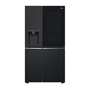 LG 635L InstaView™ Side by Side (Essence Matte Black), Energiklass D, Vatten/is utan röranslutning, Smart Diagnosis™ med Wi-Fi, GSGV81EPLD