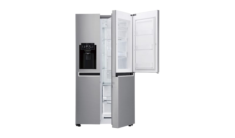 LG Side-by-Side med stor kapacitet med vattenanslutning och uppgraderad Door-in-Door™, GSJ760PZXV