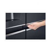 LG 625 L Door in Door™ Side by Side (Matte Black) - Energiklass F, Vatten/is utan röranslutning, Smart Diagnosis™ med Wi-Fi, GSJ761MCUZ