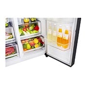 LG 625 L Door in Door™ Side by Side (Matte Black) - Energiklass F, Vatten/is utan röranslutning, Smart Diagnosis™ med Wi-Fi, GSJ761MCUZ