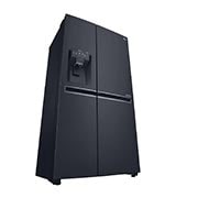 LG 625 L Door in Door™ Side by Side (Matte Black) - Energiklass F, Vatten/is utan röranslutning, Smart Diagnosis™ med Wi-Fi, GSJ761MCUZ
