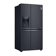 LG 625 L Door in Door™ Side by Side (Matte Black) - Energiklass F, Vatten/is utan röranslutning, Smart Diagnosis™ med Wi-Fi, GSJ761MCUZ