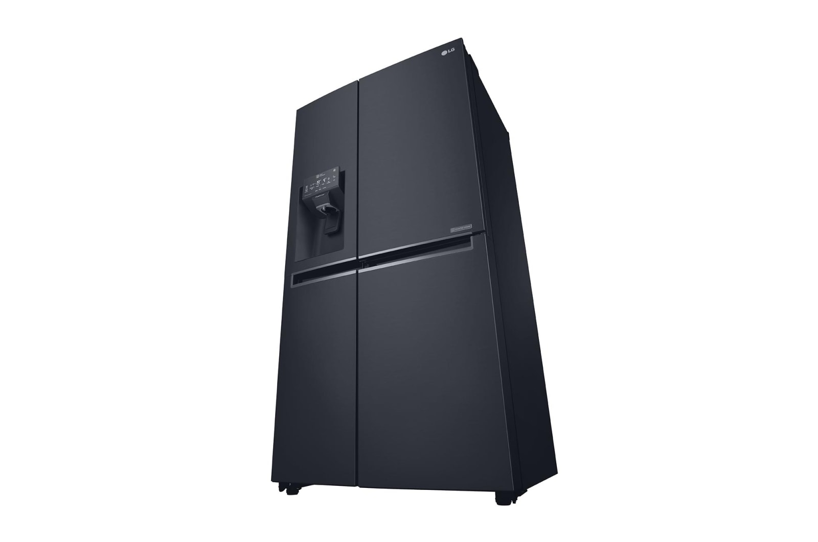 LG 625 L Door in Door™ Side by Side (Matte Black) - Energiklass F, Vatten/is utan röranslutning, Smart Diagnosis™ med Wi-Fi, GSJ761MCUZ