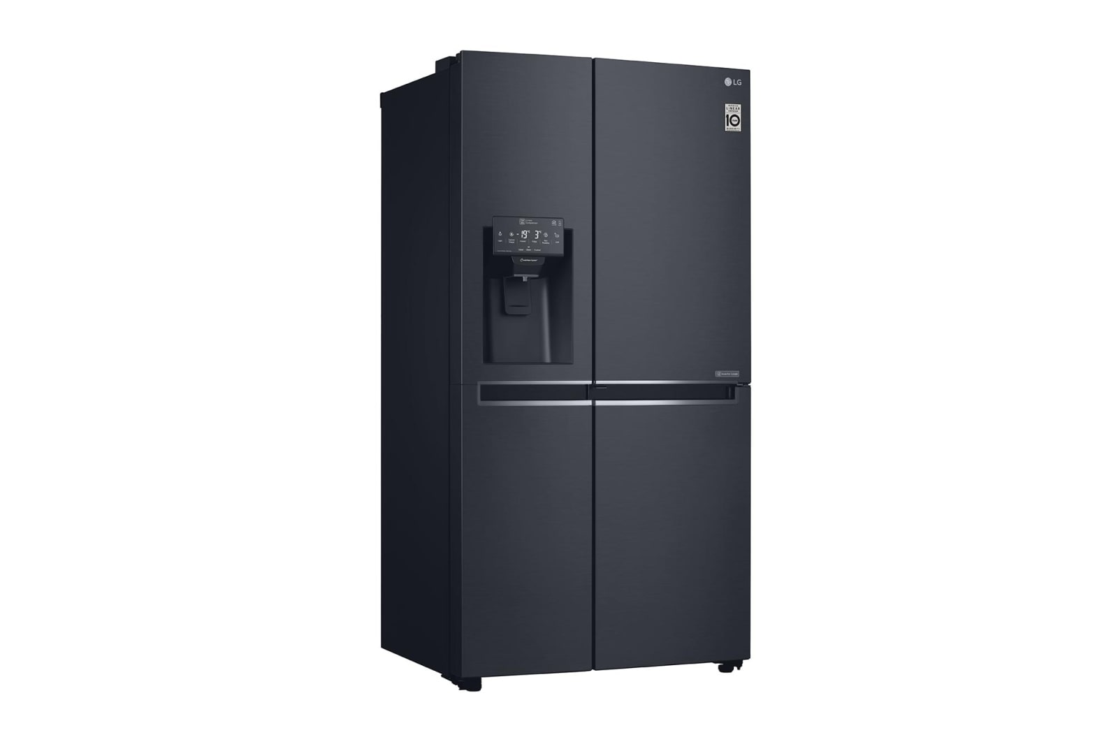 LG 625 L Door in Door™ Side by Side (Matte Black) - Energiklass F, Vatten/is utan röranslutning, Smart Diagnosis™ med Wi-Fi, GSJ761MCUZ