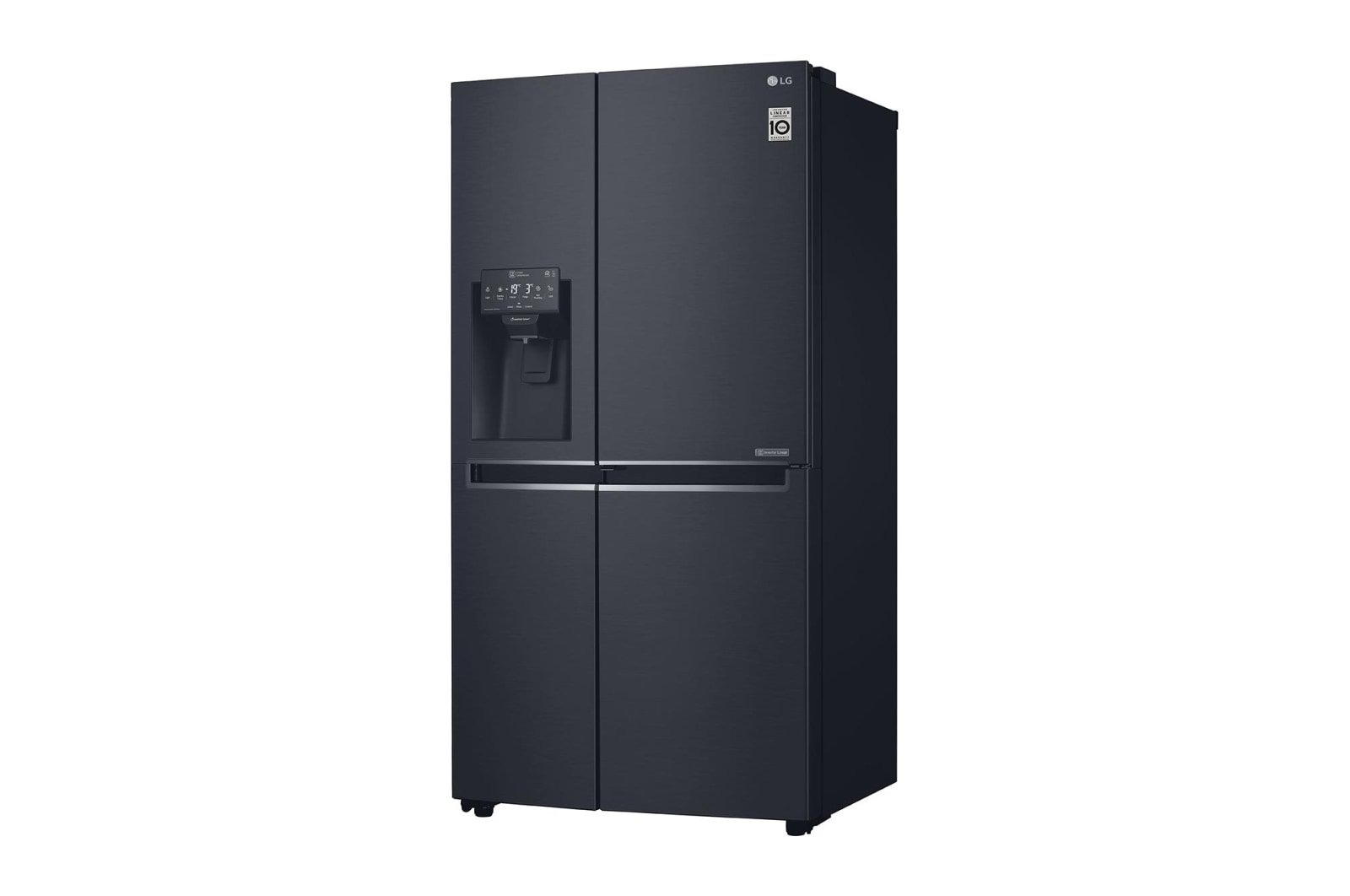 LG 625 L Door in Door™ Side by Side (Matte Black) - Energiklass F, Vatten/is utan röranslutning, Smart Diagnosis™ med Wi-Fi, GSJ761MCUZ