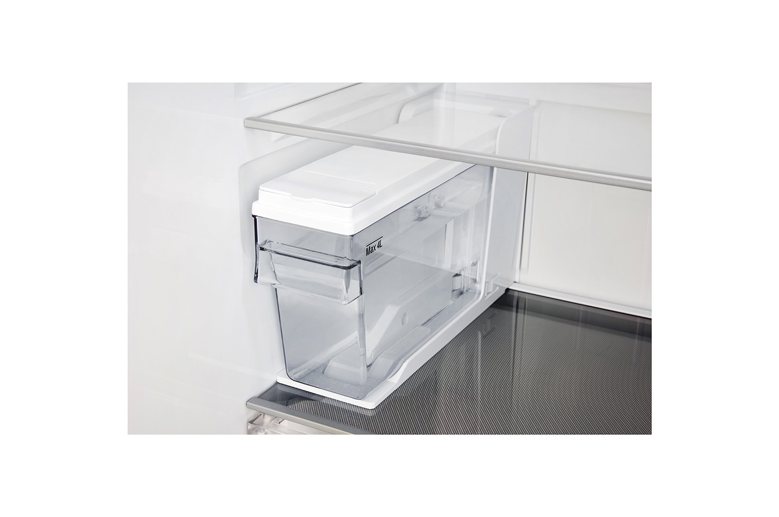 LG 625L Door in Door™ Side by Side (Shiny Steel) - Energiklass E, Vatten/is utan röranslutning, Smart Diagnosis™ med Wi-Fi, GSJ961PZCZ