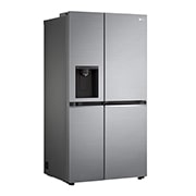 LG 635L Door in Door™ Side by Side (Shiny Steel), Energiklass E, Vatten/is via röranslutning, Smart Diagnosis™ med Wi-Fi, GSJV70PZTE