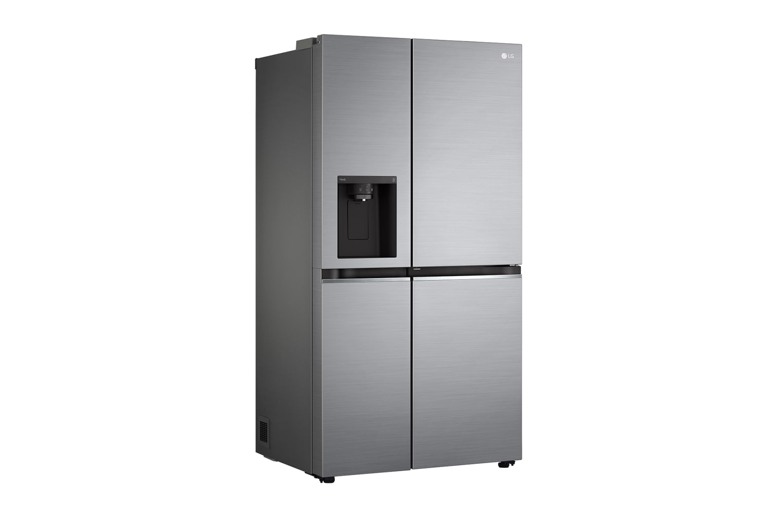 LG 635L Door in Door™ Side by Side (Shiny Steel), Energiklass E, Vatten/is via röranslutning, Smart Diagnosis™ med Wi-Fi, GSJV70PZTE