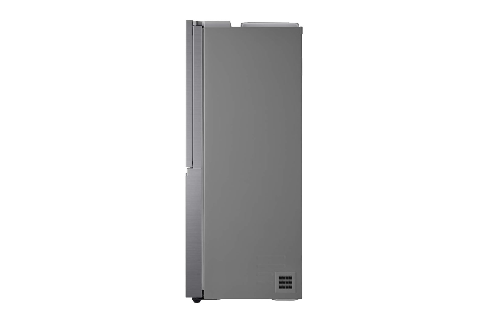 LG 635L Door in Door™ Side by Side (Shiny Steel), Energiklass F, Vatten/is via röranslutning, Smart Diagnosis™ med Wi-Fi, GSJV70PZTF