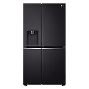 LG 635L Door in Door™ Side by Side (Western Black), Energiklass E, Vatten/is via röranslutning, Smart Diagnosis™ med Wi-Fi, GSJV70WBTE