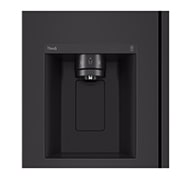 LG 635L Door in Door™ Side by Side (Western Black), Energiklass E, Vatten/is via röranslutning, Smart Diagnosis™ med Wi-Fi, GSJV70WBTE