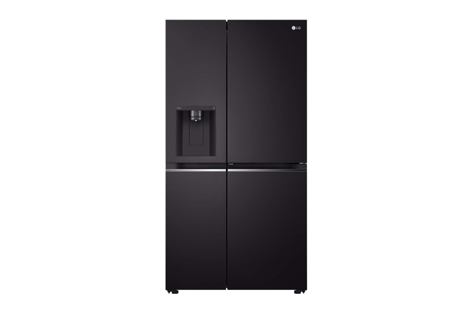 LG 635L Door in Door™ Side by Side (Western Black), Energiklass E, Vatten/is via röranslutning, Smart Diagnosis™ med Wi-Fi, GSJV70WBTE