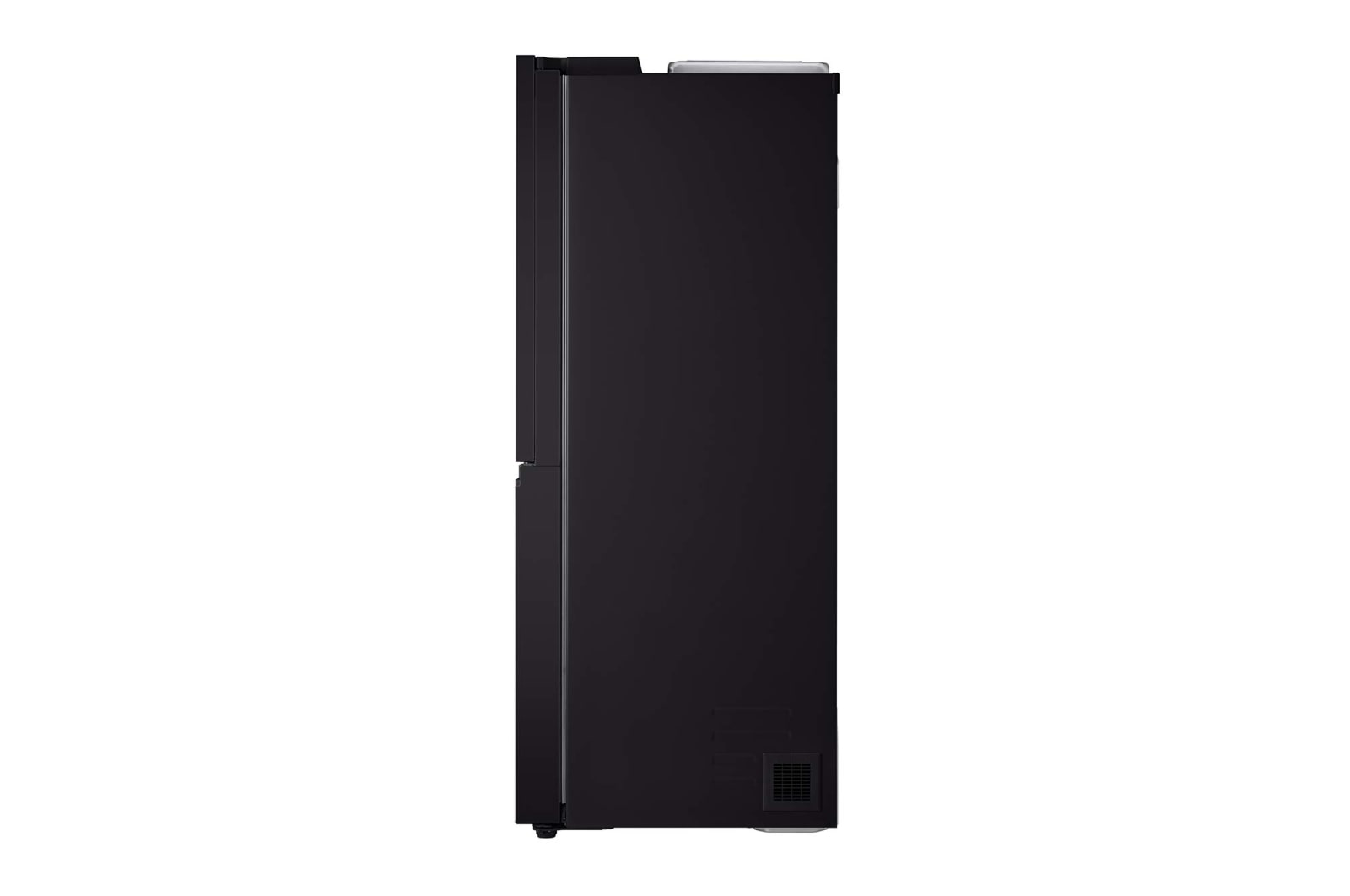 LG 635L Door in Door™ Side by Side (Western Black), Energiklass E, Vatten/is via röranslutning, Smart Diagnosis™ med Wi-Fi, GSJV70WBTE