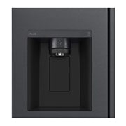 LG 635L Door in Door™ Side by Side (Matte Black Steel), Energiklass E, Vatten/is utan röranslutning, Smart Diagnosis™ med Wi-Fi, GSJV71MCTE