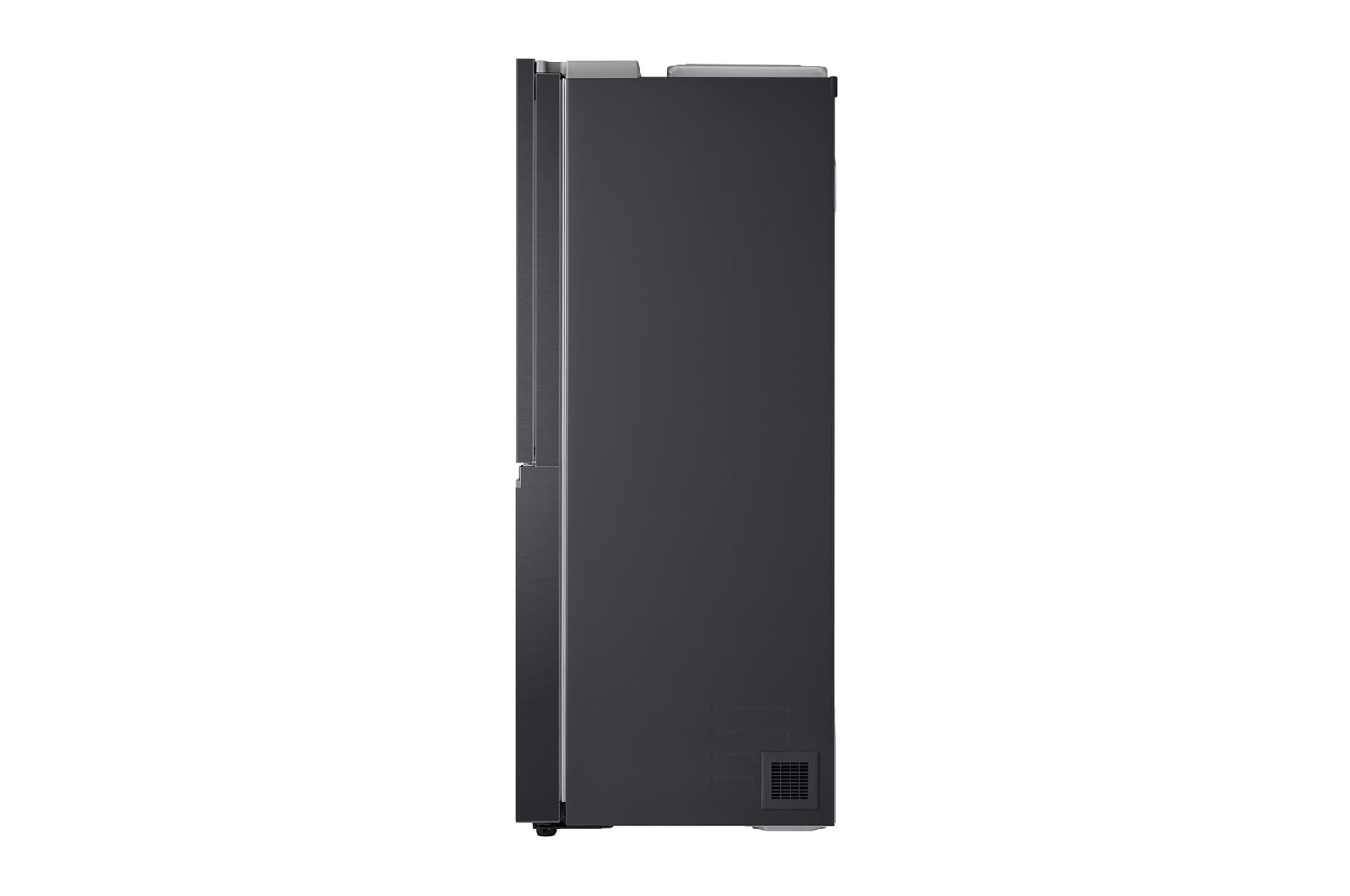 LG 635L Door in Door™ Side by Side (Matte Black Steel), Energiklass E, Vatten/is utan röranslutning, Smart Diagnosis™ med Wi-Fi, GSJV71MCTE