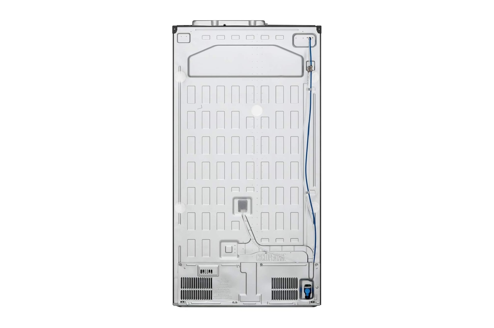 LG 635L Door in Door™ Side by Side (Shiny Steel), Energiklass E, Vatten/is utan röranslutning, Smart Diagnosis™ med Wi-Fi, GSJV71PZLE