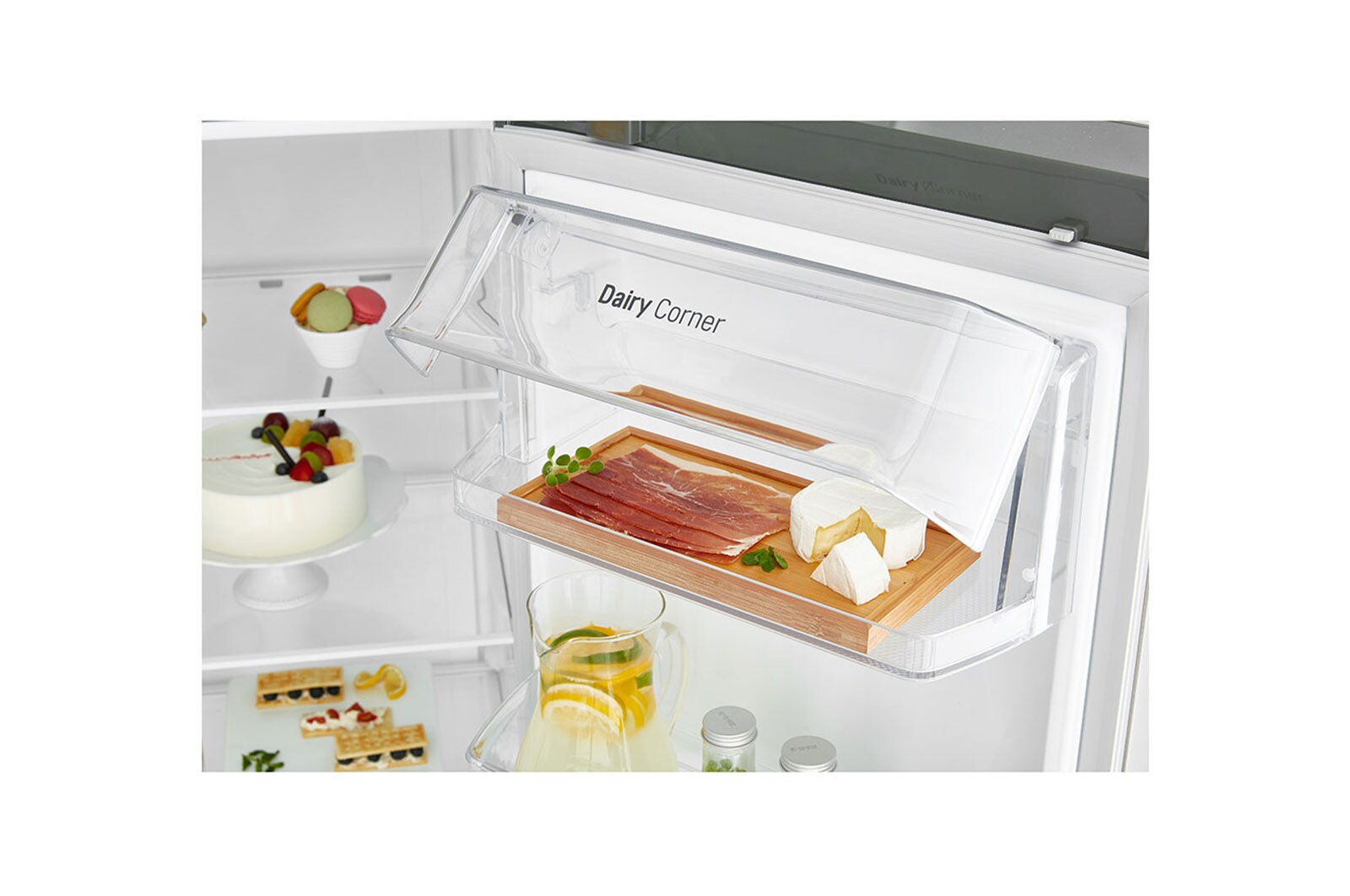 LG 606L Side by Side (Mörkgrå) - Energiklass F, Vatten/is via röranslutning, Smart Diagnosis™, GSL360ICEZ