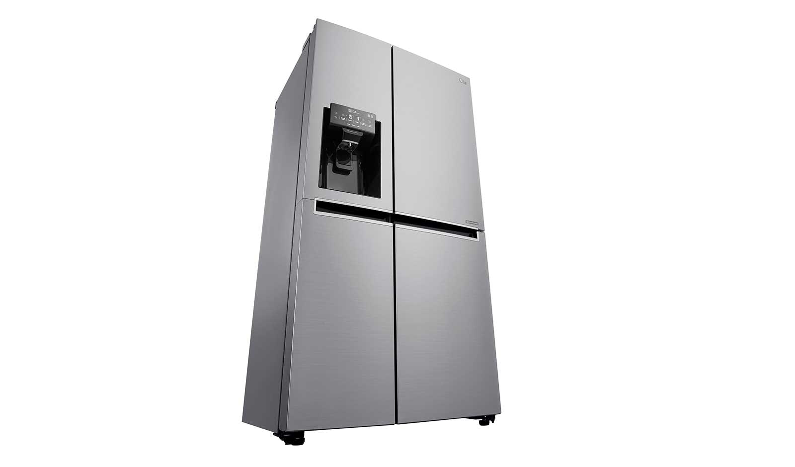 LG 625L Side by Side (Shiny Steel) - Energiklass F, Vatten/is utan röranslutning, Smart Diagnosis™ med Wi-Fi, GSL761PZXV