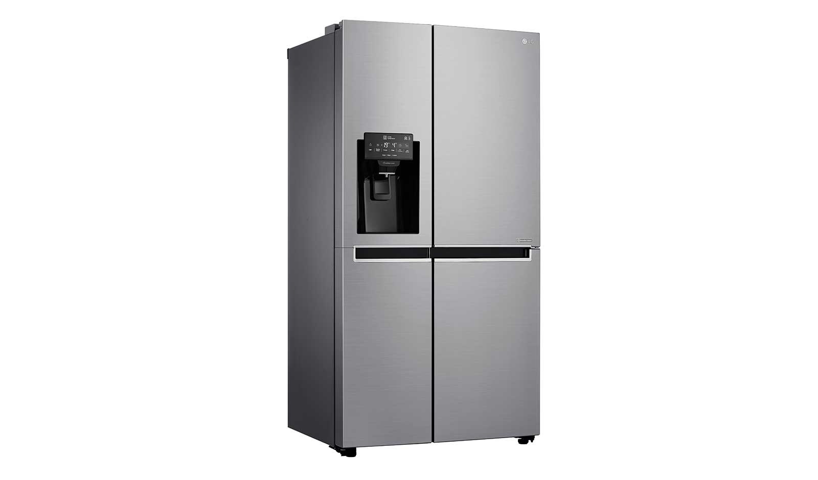 LG 625L Side by Side (Shiny Steel) - Energiklass F, Vatten/is utan röranslutning, Smart Diagnosis™ med Wi-Fi, GSL761PZXV