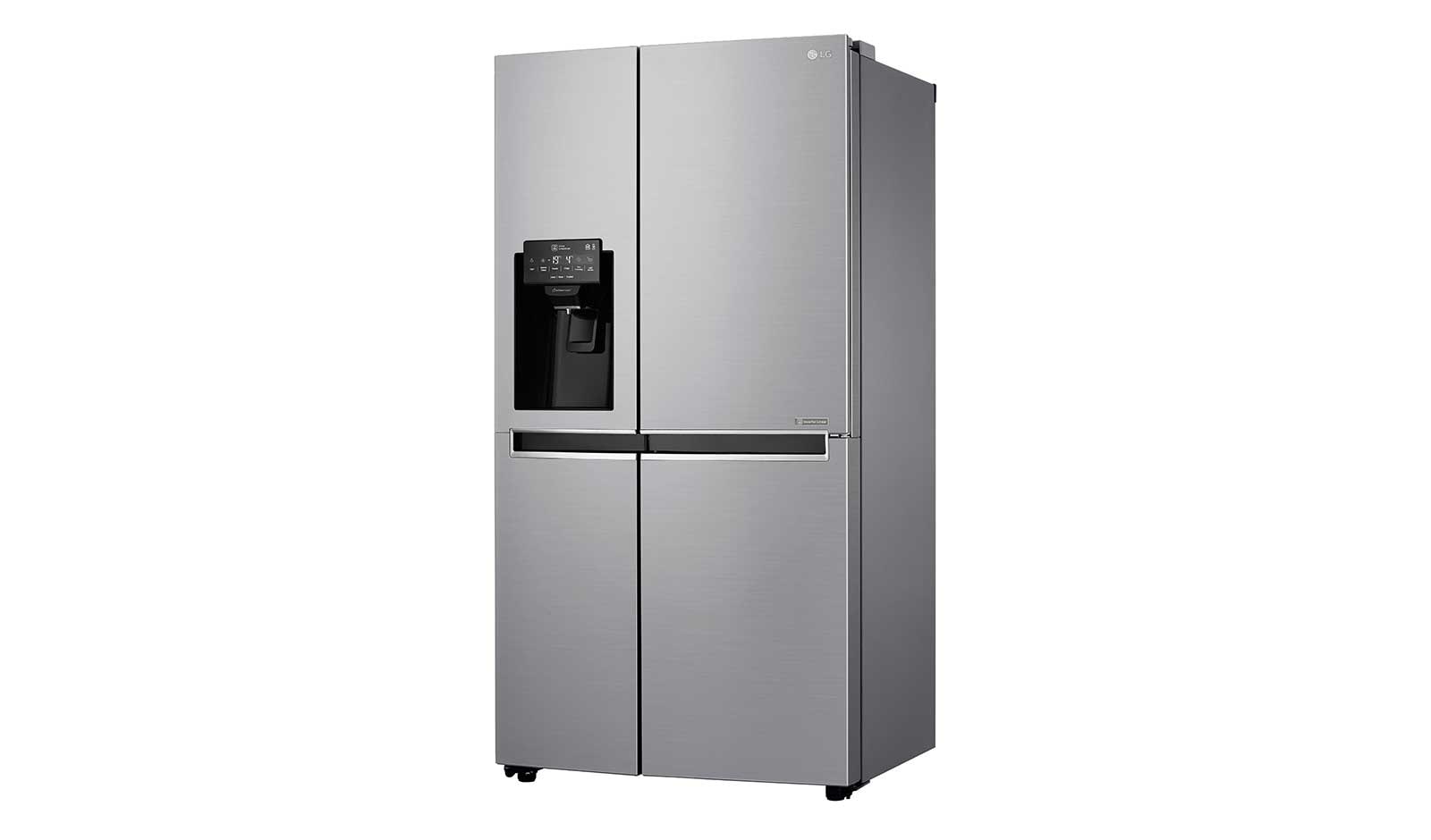 LG 625L Side by Side (Shiny Steel) - Energiklass F, Vatten/is utan röranslutning, Smart Diagnosis™ med Wi-Fi, GSL761PZXV