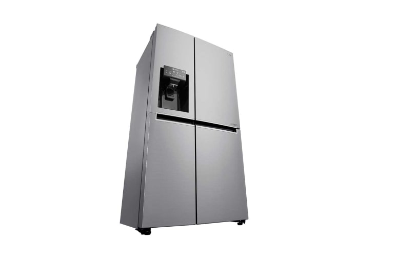LG 625L Side by Side (Shiny Steel) - Energiklass F, Vatten/is utan röranslutning, Smart Diagnosis™ med Wi-Fi, GSL761PZXV