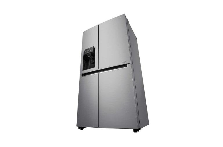 LG 625L Side by Side (Shiny Steel) - Energiklass F, Vatten/is utan röranslutning, Smart Diagnosis™ med Wi-Fi, GSL761PZXV