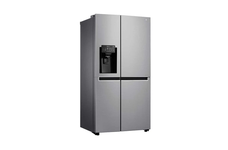 LG 625L Side by Side (Shiny Steel) - Energiklass F, Vatten/is utan röranslutning, Smart Diagnosis™ med Wi-Fi, GSL761PZXV