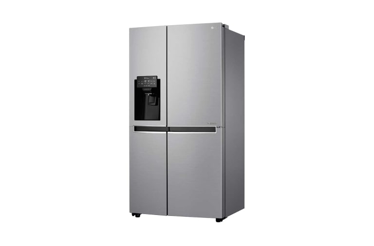 LG 625L Side by Side (Shiny Steel) - Energiklass F, Vatten/is utan röranslutning, Smart Diagnosis™ med Wi-Fi, GSL761PZXV
