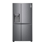 LG 634L Side by Side (Dark Graphite), Is- & vattendispenser, Energiklass F, Vatten/is utan röranslutning, Smart Diagnosis™, GSLV31DSXM