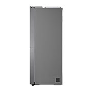 LG 635L Side by Side (Shiny Steel, Is- & vattendispenser, Energiklass D, Vatten/is via röranslutning, Smart Diagnosis™ med Wi-Fi, GSLV70PZTD