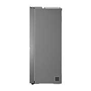 LG 635L Side by Side (Shiny Steel), Is- & vattendispenser, Energiklass E, Vatten/is via röranslutning, Smart Diagnosis™ med Wi-Fi, GSLV70PZTE