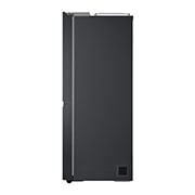 LG 635L Side by Side (Matte Black Stainless Steel), Is- & vattendispenser, Energiklass D, Vatten/is utan röranslutning, Smart Diagnosis™ med Wi-Fi, GSLV71MCTD