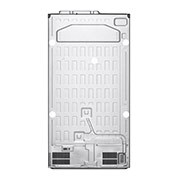 LG 635L Side by Side (Shiny Steel), Is- & vattendispenser, Energiklass F, Vatten/is via röranslutning, Smart Diagnosis™ med Wi-Fi, GSLV90PZAM