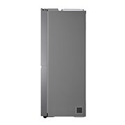 LG 635L Side by Side (Shiny Steel), Is- & vattendispenser, Energiklass F, Vatten/is via röranslutning, Smart Diagnosis™ med Wi-Fi, GSLV90PZAM