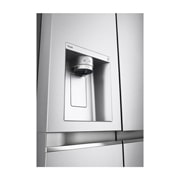 LG 635L Side by Side (Metal Sorbet), Is- & vattendispenser, Energiklass C, Vatten/is utan röranslutning, Smart Diagnosis™ med Wi-Fi, GSLV91MBAC