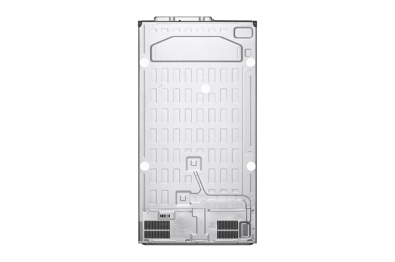 LG 635L InstaView Door in Door™ Side by Side (Brushed Steel), Energiklass E, Vatten/is via röranslutning, Smart Diagnosis™ med Wi-Fi, GSXV90BSAE