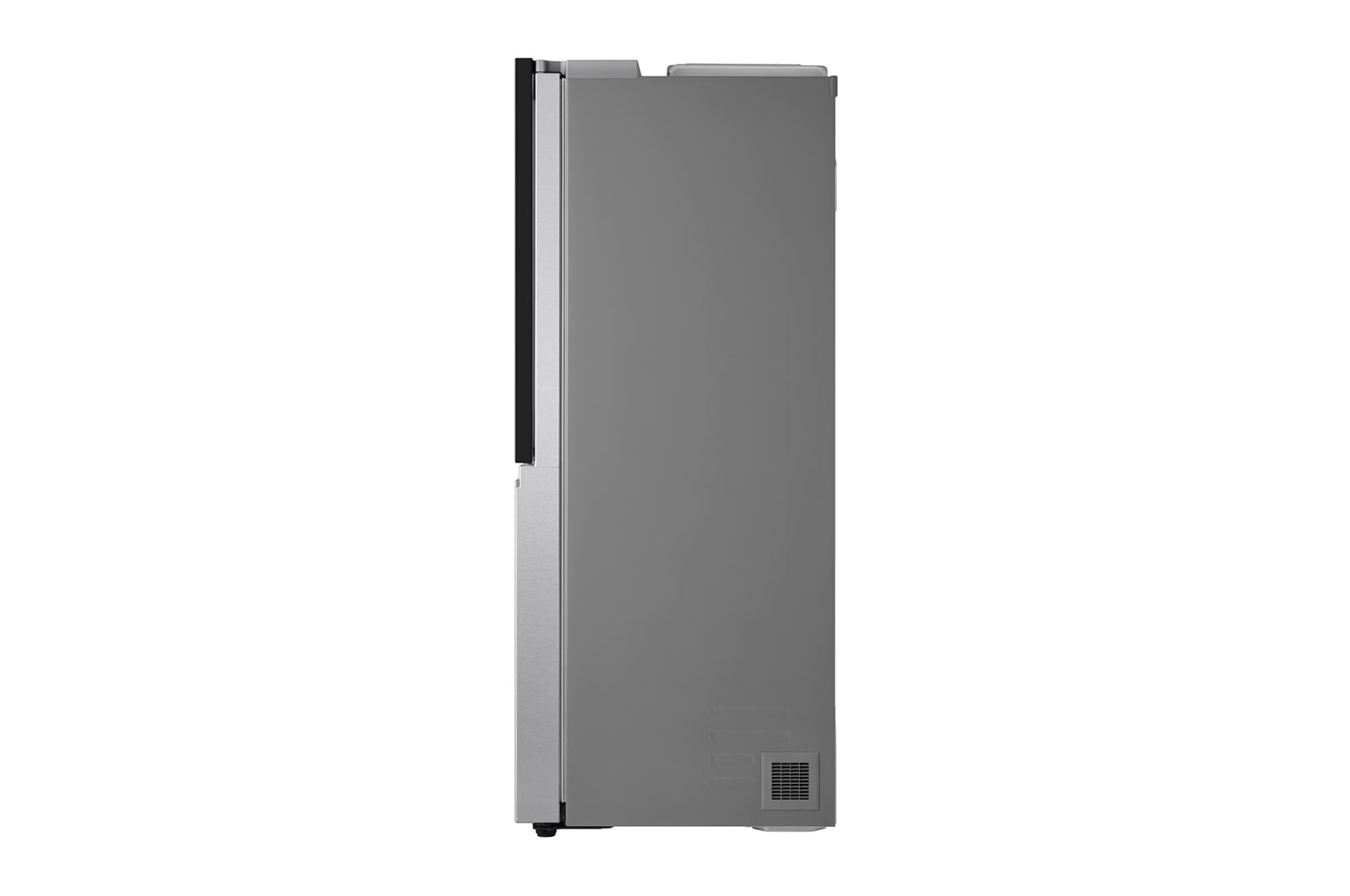 LG 635L InstaView Door in Door™ Side by Side (Brushed Steel), Energiklass E, Vatten/is via röranslutning, Smart Diagnosis™ med Wi-Fi, GSXV90BSAE