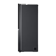 LG 635L InstaView Door in Door™ Side by Side (Matte Black Steel), Energiklass E, Vatten/is via röranslutning, Smart Diagnosis™ med Wi-Fi, GSXV90MCAE