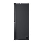 LG 635L InstaView Door in Door™ Side by Side (Matte Black) - Craft Ice, Energiklass E, Vatten/is med röranslutning, Smart Diagnosis™ med Wi-Fii , GSXV90MCDE