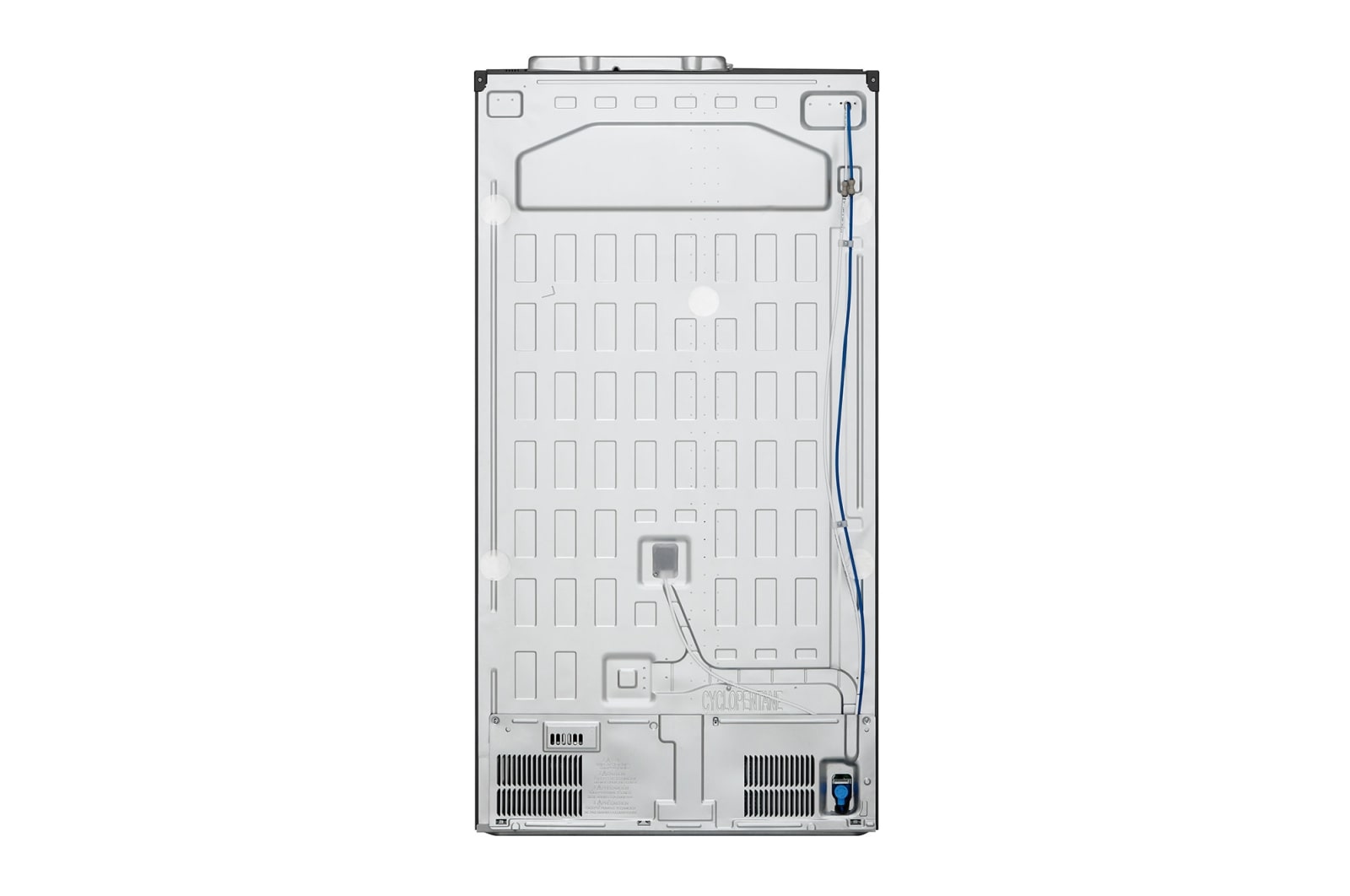 LG 635L InstaView Door in Door™ Side by Side (Matte Black Steel), Energiklass E, Vatten/is utan röranslutning, Smart Diagnosis™ med Wi-Fi, GSXV91MCAE