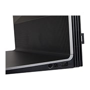 LG OLED Flex, Vänstervänd Flex sedd från 45-graders vinkel framifrån med en helt krökt skärm., 42LX3Q6LA